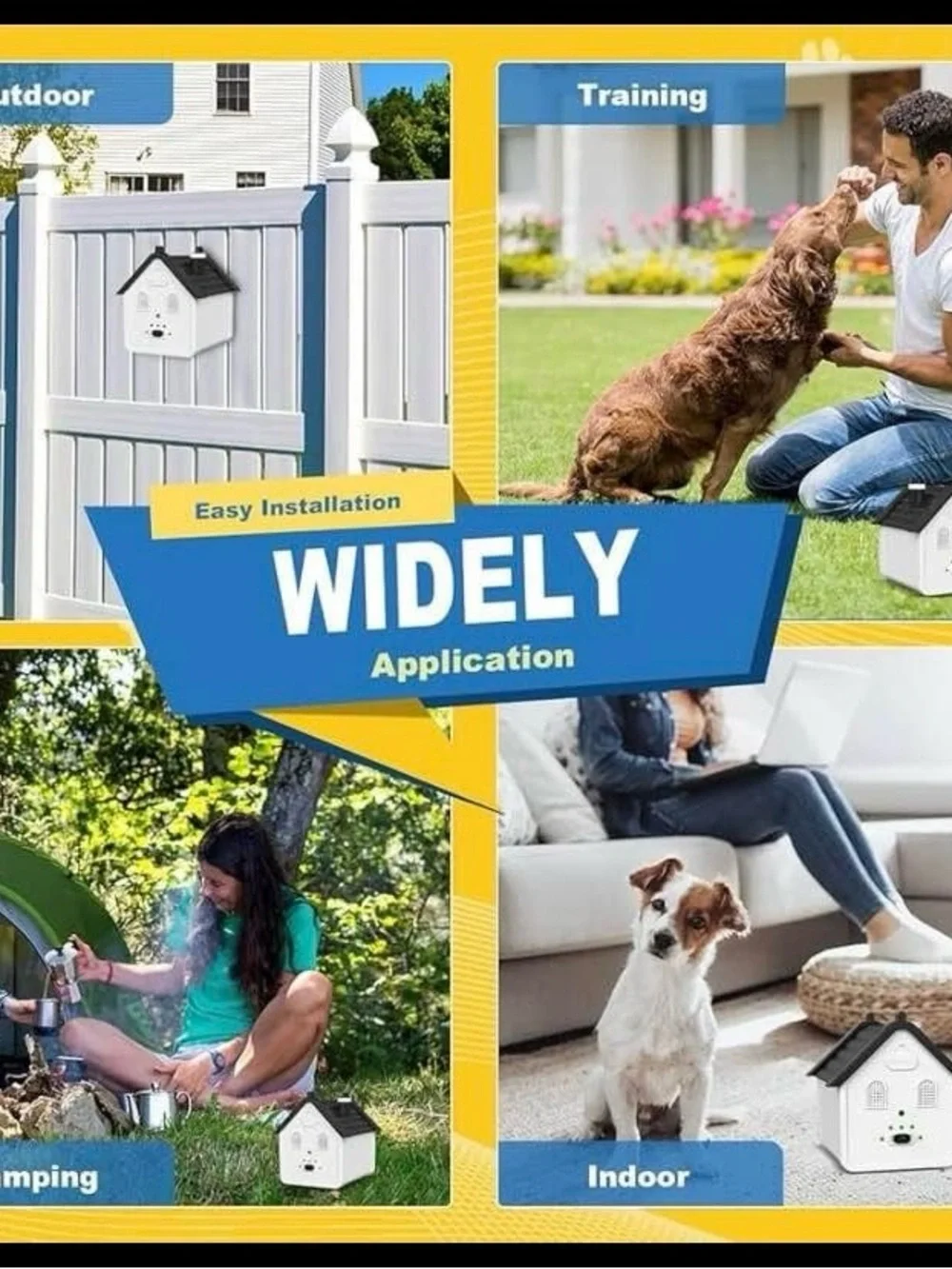 NEW - Effective Anti Dog Barking Deterrent - 3 Adj Levels Bark Control Device